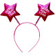 Ободок "Звезды" розовый арт.86516