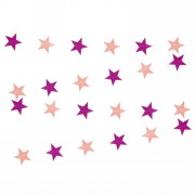 Гирлянда-растяжка "Звездное сияние" 2,5м розовый арт.219-111