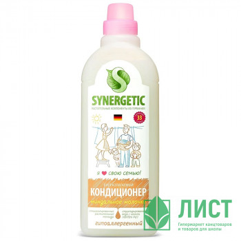 Кондиционер для белья Synergetic 1000мл Миндальное молочко арт.110101/8 Кондиционер для белья Synergetic 1000мл Миндальное молочко арт.110101/8
