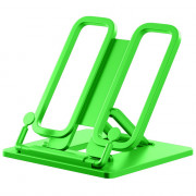 Подставка для книг (ErichKrause) Base Neon Solid пластик зеленая 19х23,5х1,5 см арт.58039