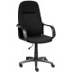 Кресло для руководителя пластик/ткань LEADER черный (2603)