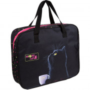 Папка А4 текстиль на молнии ручка-тесьма deVENTE МуурКафе (MooreCafe) 36x26x8 см арт.8057667