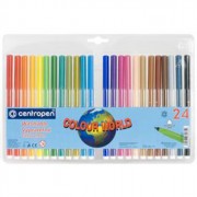 Фломастеры (Centropen) Colour World Washable 24 цвета арт.7550/24 TP