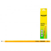 Набор карандашей чернографитных 12 штук в наборе (Mazari) Formula 2B-2H арт.M-6130*