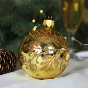 Шар стекло 06,5см "Графика 70" п/у арт.КУ-65-224295