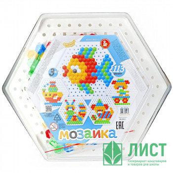 Игра Мозаика круглая 113 элементов (ДК) Рыбка арт.02193 Игра Мозаика круглая 113 элементов (ДК) Рыбка арт.02193