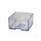 Подставка для бумажного  блока (СТАММ) 9*9*5 прозрачная арт.ПЛ61/SPB-995