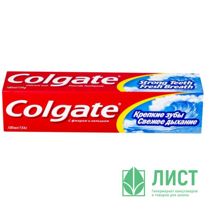 Зубная паста Colgate 100 мл Свежее дыхание Крепкие зубы (Ст.48) Зубная паста Colgate 100 мл Свежее дыхание Крепкие зубы (Ст.48)