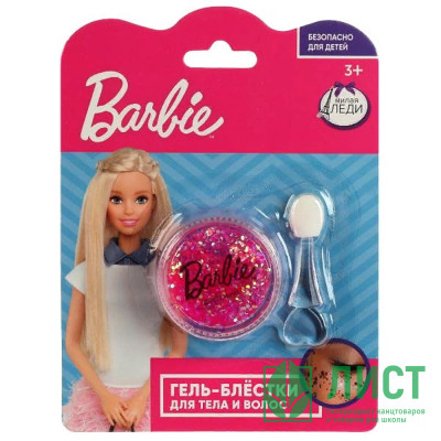 Гель-блестки для тела и волос (МИЛАЯ ЛЕДИ) Барби розовый 25гр арт. 72055-BAR Гель-блестки для тела и волос (МИЛАЯ ЛЕДИ) Барби розовый 25гр арт. 72055-BAR