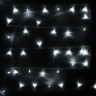 Гирлянда эл.д/дома точечная 9,5м 100LED цв.белый (с.провод) 8реж. (можно соединять) IP-20 арт.129-020