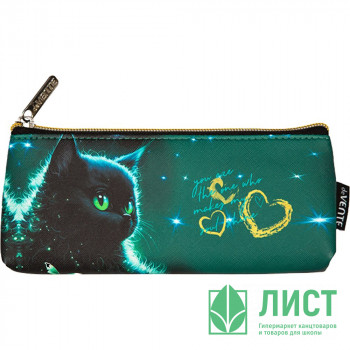 Пенал-косметичка 1 отделение кожзам (deVente) Black Cat 210x80x35мм арт.7026443 Пенал-косметичка 1 отделение кожзам (deVente) Black Cat 210x80x35мм арт.7026443