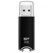 Флеш диск 64GB USB 2.0 Silicon Power Helios H02, черный