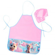 Фартук для детского творчества Hatber с 2 карманами Слушай музыку! 535х445мм арт.NFn_34104