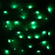 Гирлянда электрическая для дома точечная 7,5м 80LED цвет зеленый (зеленый провод) 8режимов арт.183-809