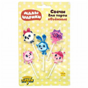 Свеча фигурная "Малышарики" 05шт/наб. арт.1502-2505