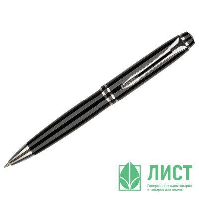 Ручка шариковая подарочная (LUXOR) Trident корпус черный/хром, поворотный механизм, футляр арт.8631 Ручка шариковая подарочная (LUXOR) Trident корпус черный/хром, поворотный механизм, футляр арт.8631