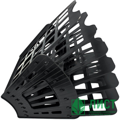 Лоток-веер для бумаг вертикально-горизонтальный  7 секций черный deVENTE арт.3041502 Лоток-веер для бумаг вертикально-горизонтальный  7 секций черный deVENTE арт.3041502