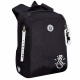 Рюкзак для девочек школьный (Grizzly) арт.RG-666-2/1 чёрный 26х39х17 см