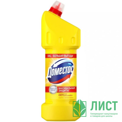 Чистящее средство для сантехники Domestos 1500мл Лимонная свежесть Чистящее средство для сантехники Domestos 1500мл Лимонная свежесть