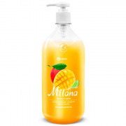 Туалетное мыло-крем 1л жидкое дозатор Milana манго и лайм Grass арт.125418