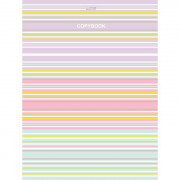 Тетрадь на кольцах А4 клетка 160 листов (Hatber) Color lines арт.17959