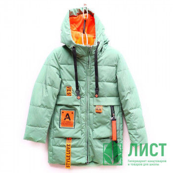 Куртка осенняя для девочки (MULTIBREND) арт.hty-88-99-1 размерный ряд 32/128-40/152 цвет мятный Куртка осенняя для девочки (MULTIBREND) арт.hty-88-99-1 размерный ряд 32/128-40/152 цвет мятный