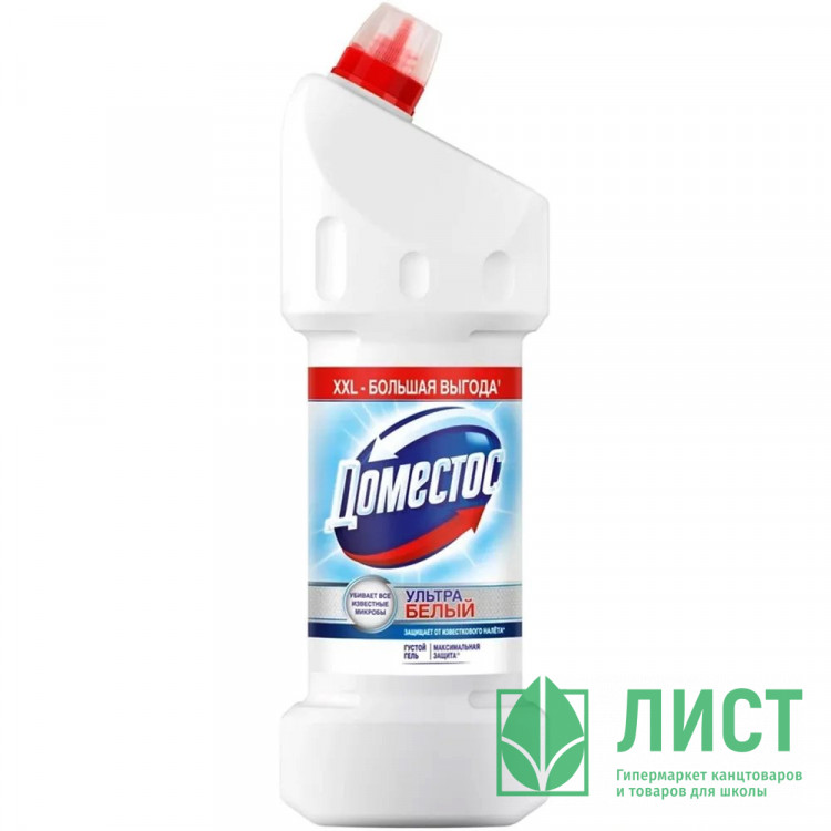 Чистящее средство для сантехники Domestos 1500мл Ультра Белый (Ст.12)