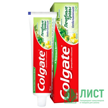 Зубная паста Colgate 100 мл Лечебные травы Отбеливание (Ст.48) Зубная паста Colgate 100 мл Лечебные травы Отбеливание (Ст.48)