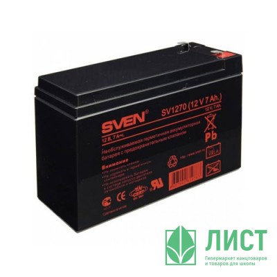 Аккумулятор SVEN SV (12V 7Ah) Аккумулятор SVEN SV (12V 7Ah)