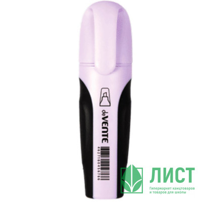 Маркер флуорисцентный  deVENTE  1-5мм скошенный, Пастель (Pastel) сиреневый , каучуковые вставки арт.5045902 (Ст.12) Маркер флуорисцентный  deVENTE  1-5мм скошенный, Пастель (Pastel) сиреневый , каучуковые вставки арт.5045902 (Ст.12)