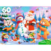 Пазл 60 элементов Веселый праздник (РК) арт П60-7597