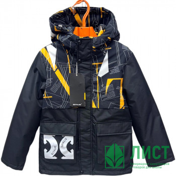 Куртка  для мальчика (MULTIBREND) арт.jxx-1171-2 размерный ряд 30/122-38/146 цвет черный Куртка  для мальчика (MULTIBREND) арт.jxx-1171-2 размерный ряд 30/122-38/146 цвет черный