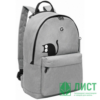 Рюкзак для девочек (Grizzly) арт.RXL-623-1/4 серый 26х38х12 см Рюкзак для девочек (Grizzly) арт.RXL-623-1/4 серый 26х38х12 см
