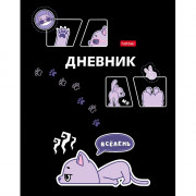 Дневник школьный твердая обложка (Hatber) Всё лень матовая ламинация выборочный УФ-лак арт.40ДТ5лвлВ_33732