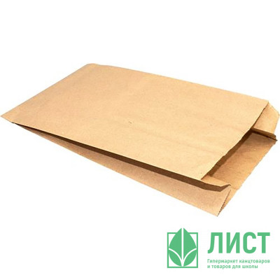 Пакет бумажный с плоским дном крафт 140*60*250мм арт.БУМ39684 (ст.1800) Пакет бумажный с плоским дном крафт 140*60*250мм арт.БУМ39684 (ст.1800)