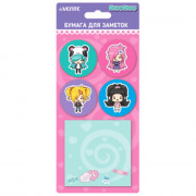 Клейкая бумага д/заметок 45*45 и 75*75 5*20 листов deVENTE НикоНико (NicoNico:-)) арт.2010212