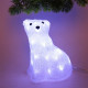 Фигура эл. д/помещений "Медвежонок" 17*12*21см 20LED цв.белый арт.725-0531