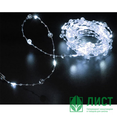 Гирлянда эл.д/дома нить Льдинка 010м 100LED (св.провод) цв.белый 8реж. арт.725-0056 Гирлянда эл.д/дома нить Льдинка 010м 100LED (св.провод) цв.белый 8реж. арт.725-0056