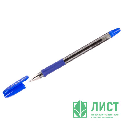 Ручка шариковая  прозрачный корпус  резиновый упор (PILOT) BPS синяя, 1,0мм арт.BPS-GP-M-L Ручка шариковая  прозрачный корпус  резиновый упор (PILOT) BPS синяя, 1,0мм арт.BPS-GP-M-L