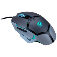 Мышь проводная Oklick 915G HELLWISH V2 черный/серый оптическая