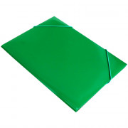 Папка на резинке А4 30мм пл. 0,50мм зеленый Бюрократ арт.PR05GRN (ст.60)