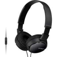 Наушники SONY MDR-ZX110AP,накладные цв.черный