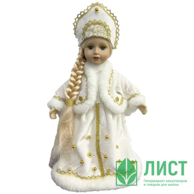 Игрушка декор. &quot;Снегурочка&quot; 32см в белой шубке арт.95183 Игрушка декор. "Снегурочка" 32см в белой шубке арт.95183