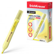 Маркер флюорисцентный ErichKrause Liquid Visioline V-14 Pastel 0,6-4мм скош. желтый арт.56023 (Ст.10)