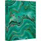 Папка-регистратор 70мм (+/-5) ламинированный картон Marble изумрудная deVENTE арт.3090120 (Ст.14)