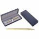 Ручка шариковая подарочная Mazari Elatio G металлический корпус, синяя, футляр арт.М-7705-70