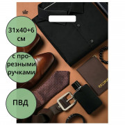 Пакет ПВД прорезная ручка 31*40+6 60мкм Писк моды