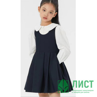 Платье для девочки (Делорас) арт.64037Q размер 30/122-40/152 цвет синий Платье для девочки (Делорас) арт.64037Q размер 30/122-40/152 цвет синий