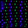 Гирлянда эл.д/дома сетка 2*1,5м 144LED цв.мульти (с.провод) 8режимов (можно соединить) арт.183-757