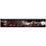 Линейка 15см (Hatber) Super car арт.MNp_15117